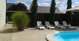 Piscine Chauffée Privée Fond Plat 9m Veigné Tours 2