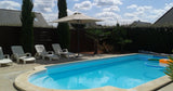 Piscine Chauffée Privée Fond Plat 9m Veigné Tours 1