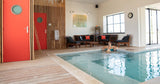 Piscine Intérieure Chauffée en L à Bourgogne 8m x 4m 2