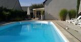 Piscine Chauffée Privée Fond Plat 9m Veigné Tours 5