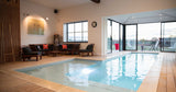 Piscine Intérieure Chauffée en L à Bourgogne 8m x 4m 1