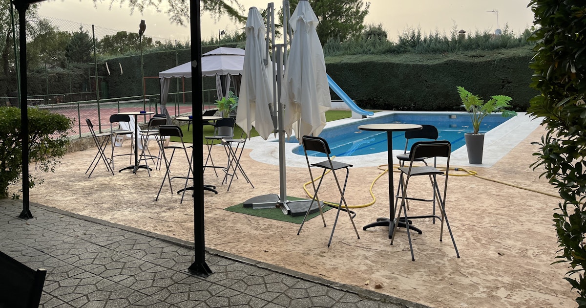 Piscine Privée avec Tennis et Jardin à Madrid Urbanización Eurovillas