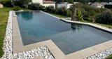 Piscine à Débordement Chauffée avec Vue et Brazero 2