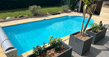 Swimmy Piscine 4x8m avec Escalier Romain sans Vis-à-vis 1