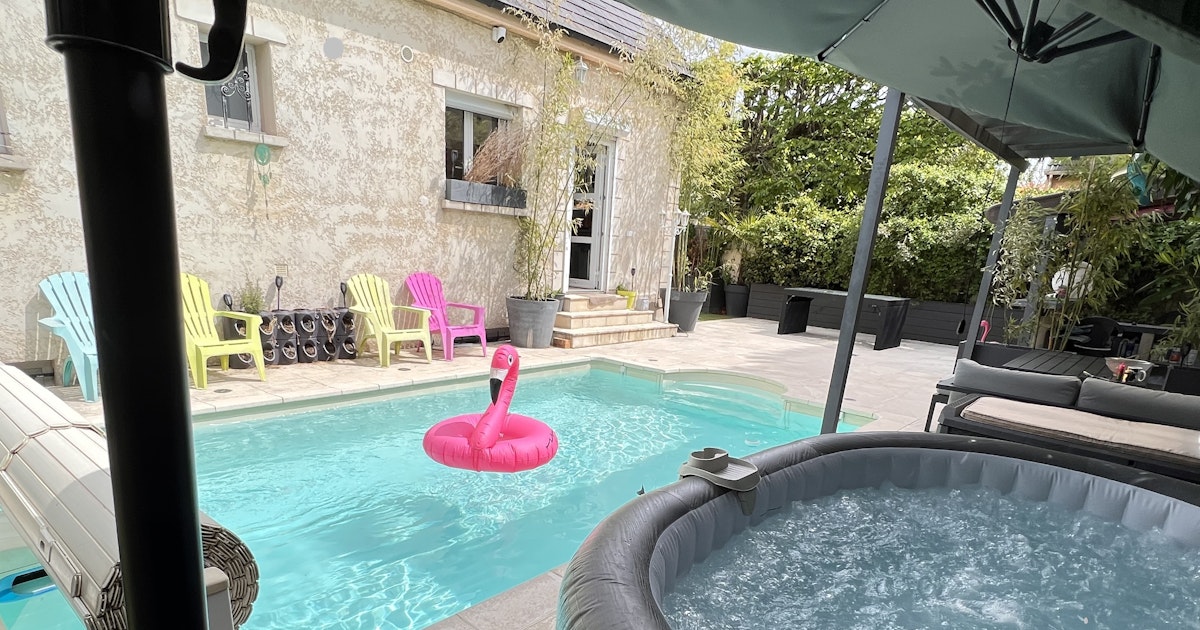 Lieu Exceptionnel Piscine avec Jacuzzi à 20 Minutes de Paris