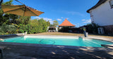 Piscine Privée Chauffée 7,5m x 3,5m avec Jardin à Bitche 1