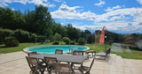 Piscine Privée Ronde à Lissieu Proche Limonest 1
