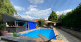 Piscine Privée Chauffée Walhain avec Hammam et Grand Jardin 2