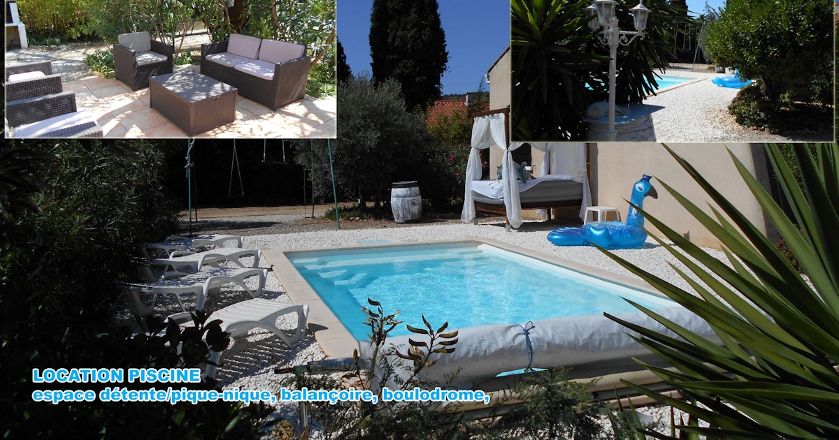 Piscine Privée Sans Vis-à-Vis Narbonne avec Espaces Détente