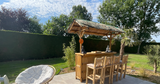 Piscine Privée avec Décor Asiatique et Jacuzzi à Farceaux 6
