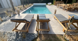 Piscine Privée avec Décor Asiatique et Jacuzzi à Farceaux 7