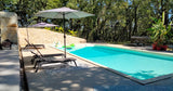 Grande Piscine Privée à Torsac avec Fosse de 3m 3