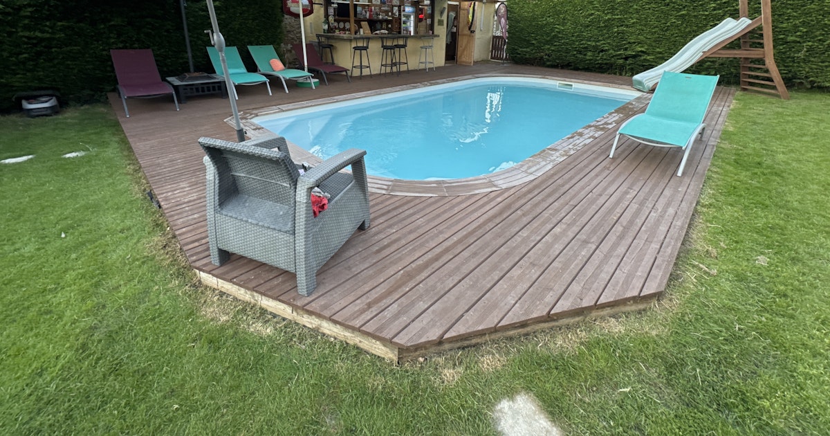 Swimmy Piscine Privée Grisy-Suisnes 3.70x7.5m Chauffée avec SPA