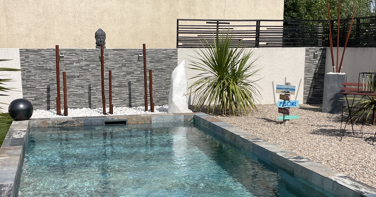 Piscine Privée Villedaigne 6x3m avec Terrasse et Pergola