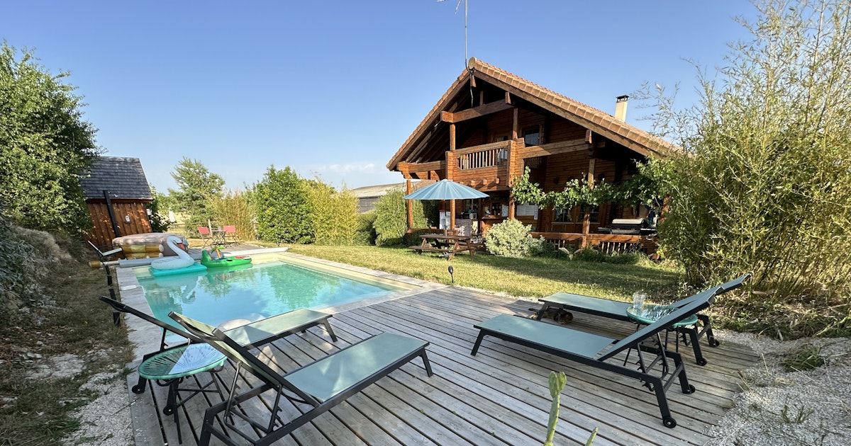 Piscine Privée Chauffée à Champmotteux pour 6 Personnes