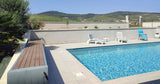 Grande Piscine Privée avec Vue sur les Vignes à Chénas 4