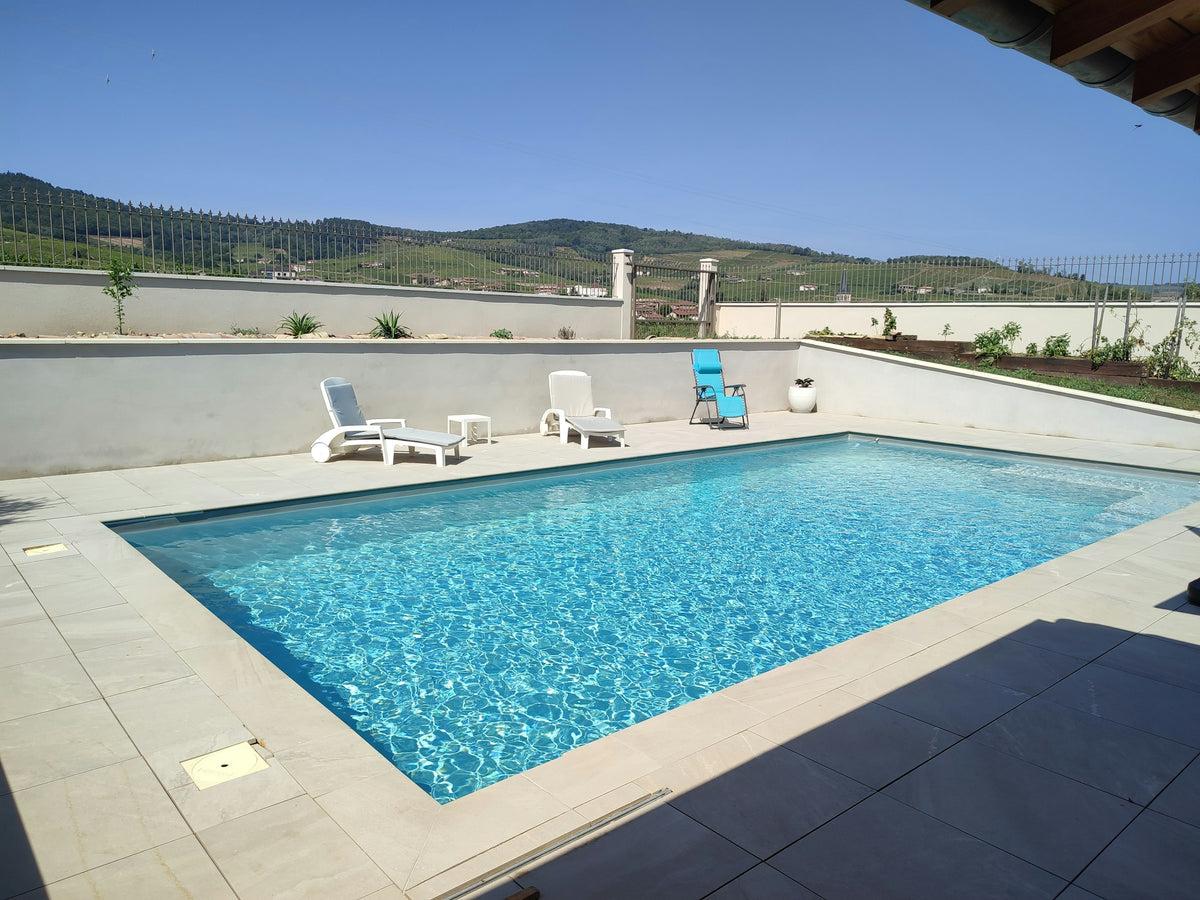 Grande Piscine Privée avec Vue sur les Vignes à Chénas