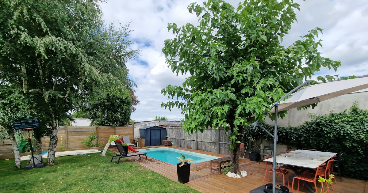Piscine Chauffée Privée Avec Jardin à Mérignac Bordeaux