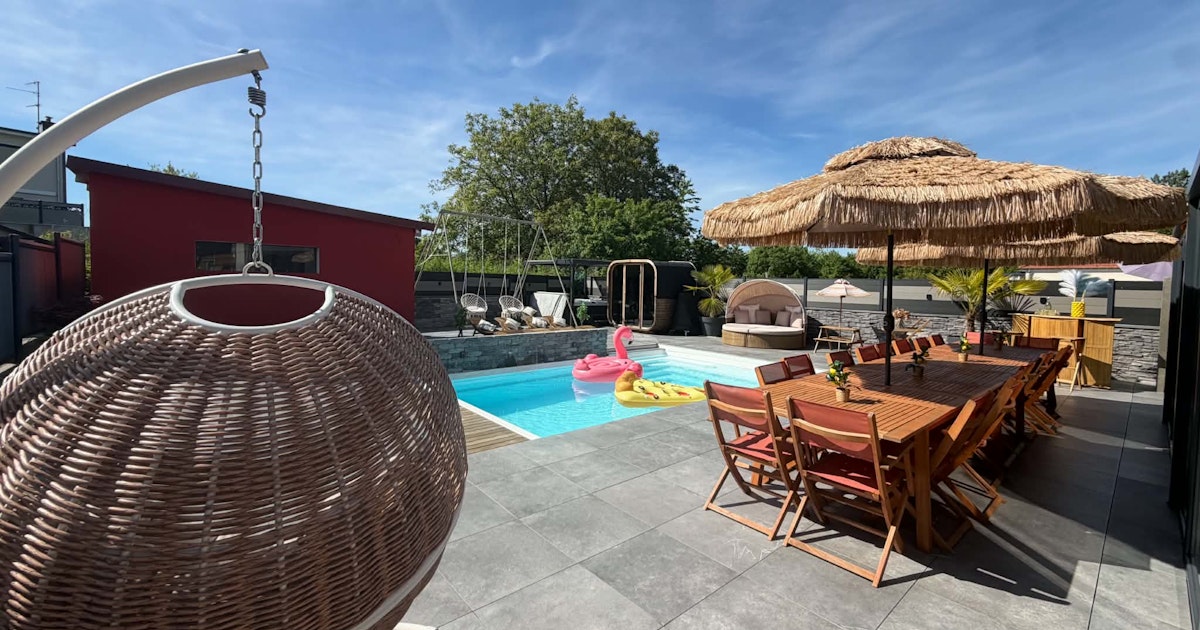 Anna Belle Piscine Privée Jacuzzi Sauna Hammam à Longwy