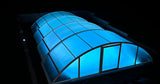 Piscine Couverte avec Dôme Rétractable 8m x 4m à Aussillon 2