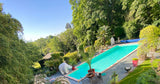 Très Grande Piscine et Jacuzzi à Andrésy avec Palmiers 6
