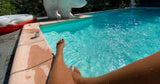 Très Grande Piscine et Jacuzzi à Andrésy avec Palmiers 8