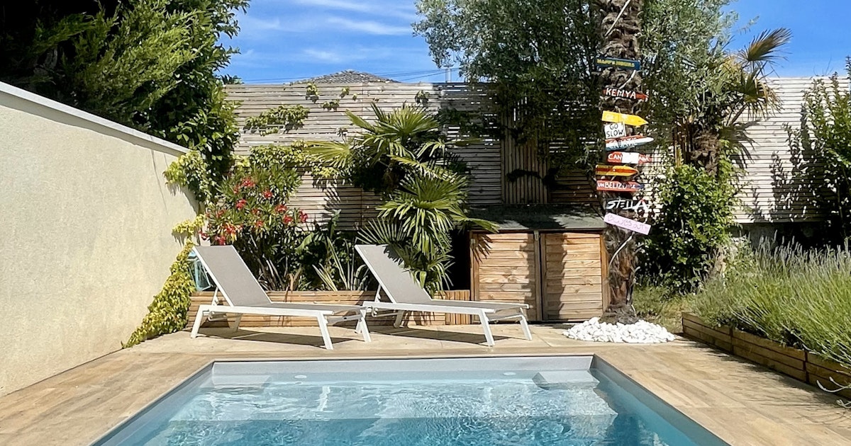 Oasis de Verdure Piscine Privée 3x6m à Meyzieu