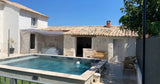 Piscine Privée avec Balnéothérapie à Lapalud 2