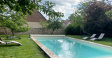 Belle Piscine Chauffée dans un Verger à Vert-en-Drouais 1